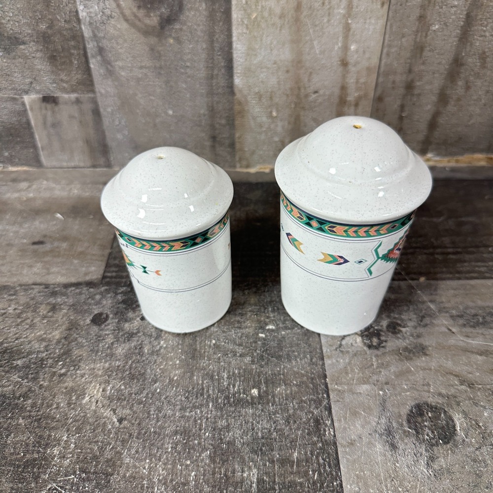 Studio Nova Adirondack Salt & Pepper Shakers Southwestern Aztec